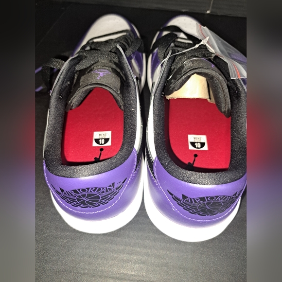 Nike Air Jordan 1 Low Golf Court White Purple New With Box Men's Size 10. - Picture 6 of 15